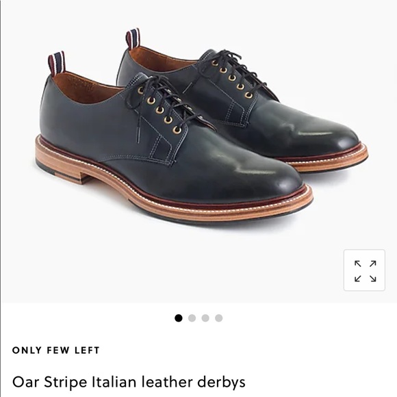 J. Crew | Shoes | J Crew Oar Stripe Italian Leather Derbys | Poshmark
